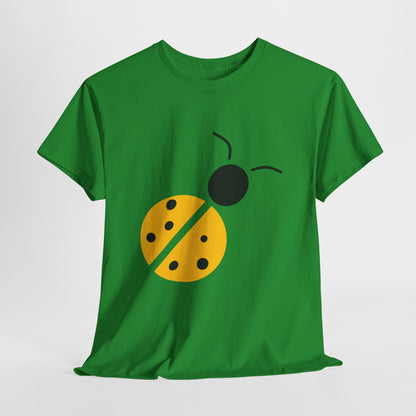 Yellow Ladybug T-shirt - Ladybug Design Tee