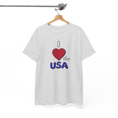 USA Patriotic T-shirt - I Love USA Tee