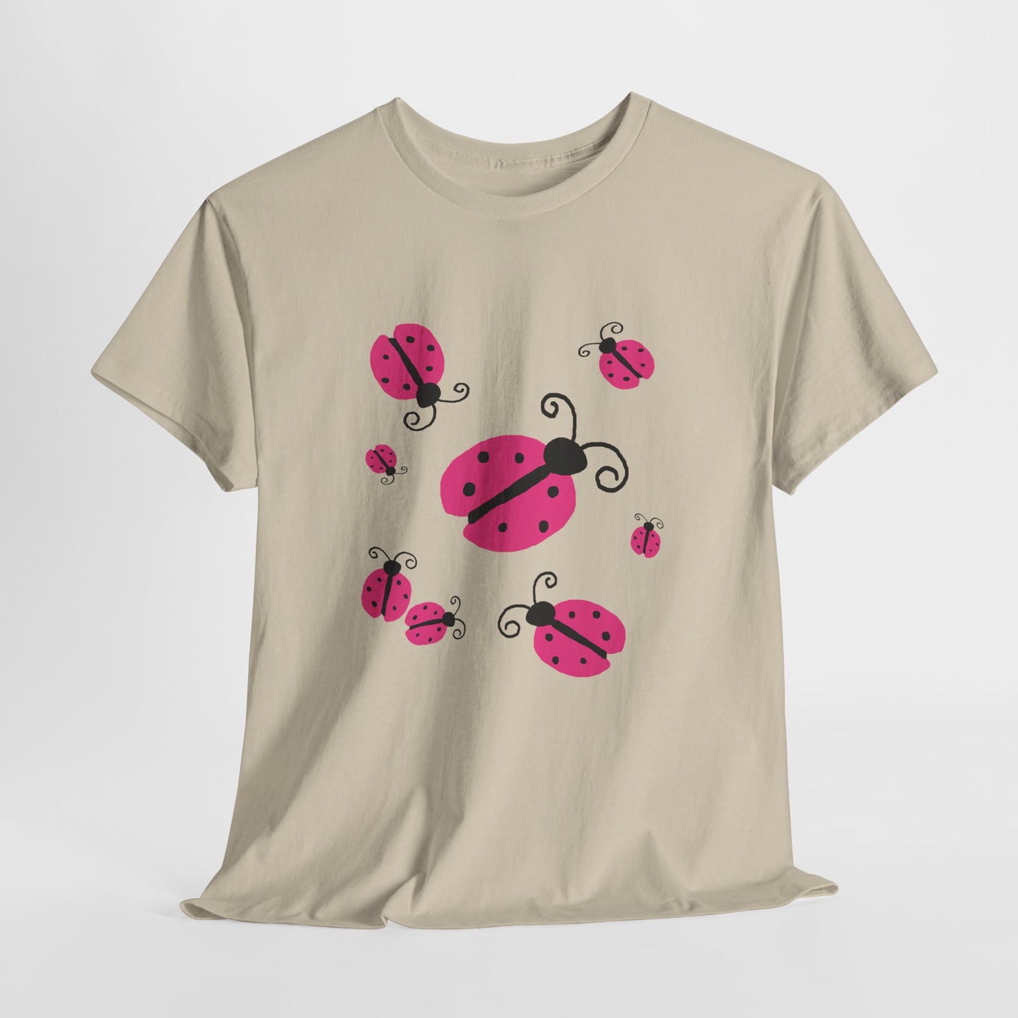 Pink Ladybug Shirt - Ladybug Graphic T-shirt