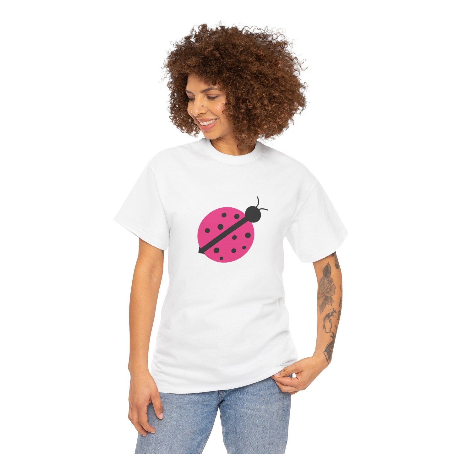 Pink Ladybug Shirt - Ladybug Graphic T-shirt