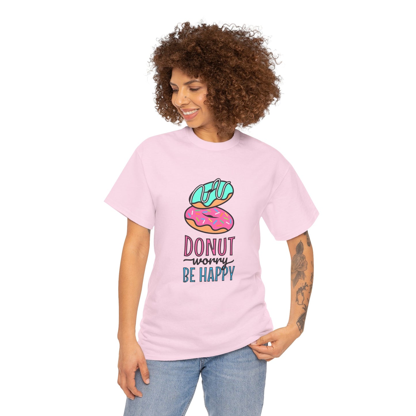 Donut Shirt - Donut Worry, Be Happy T-shirt