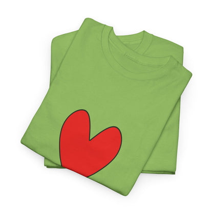 Red Heart Valentine's Day Tee - Romantic T-shirt