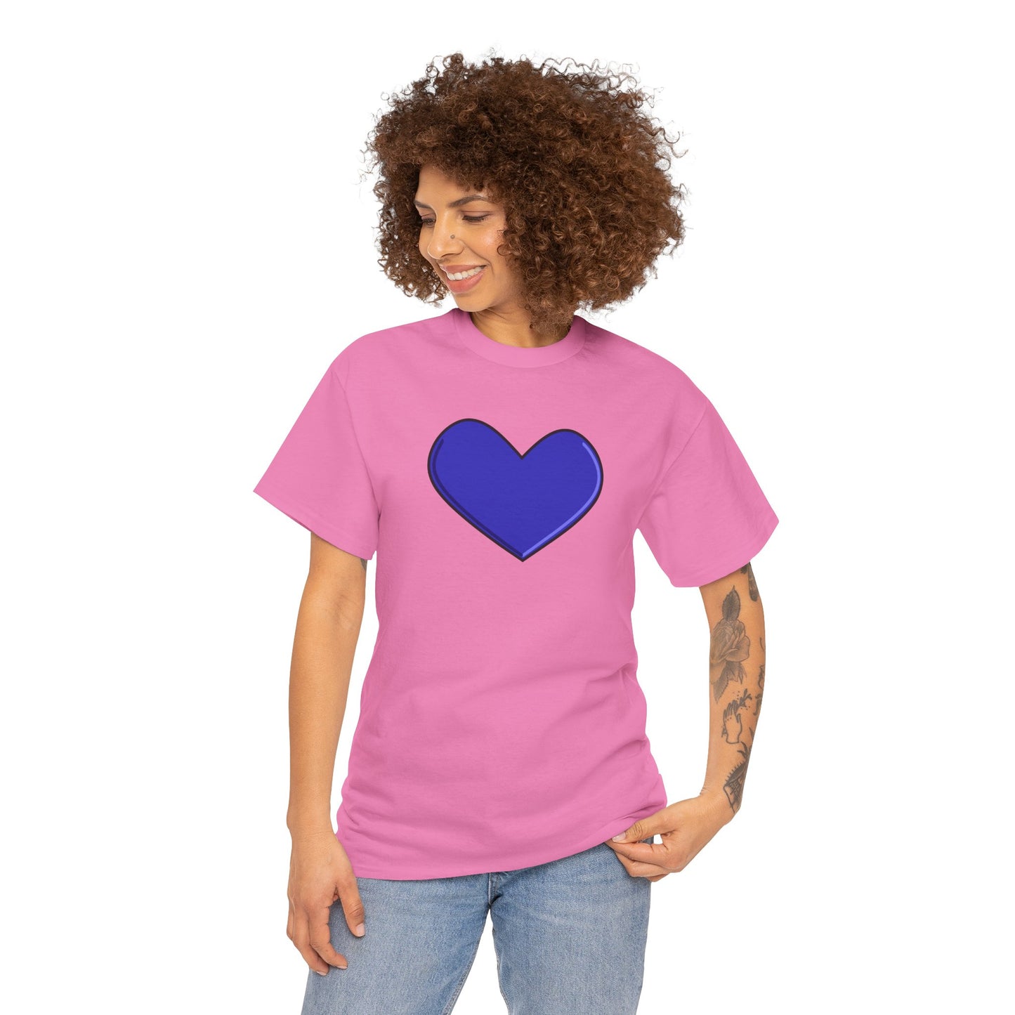 Blue Heart Tee - Valentine's Day Shirt