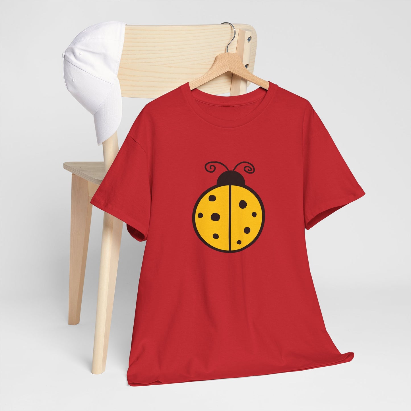 Yellow Ladybug T-shirt - Ladybug Design Tee