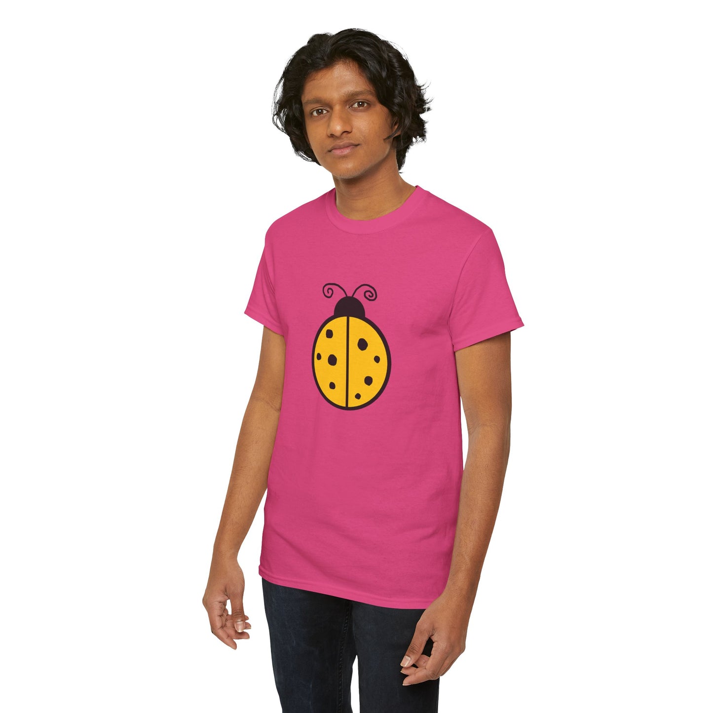 Yellow Ladybug T-shirt - Ladybug Design Tee