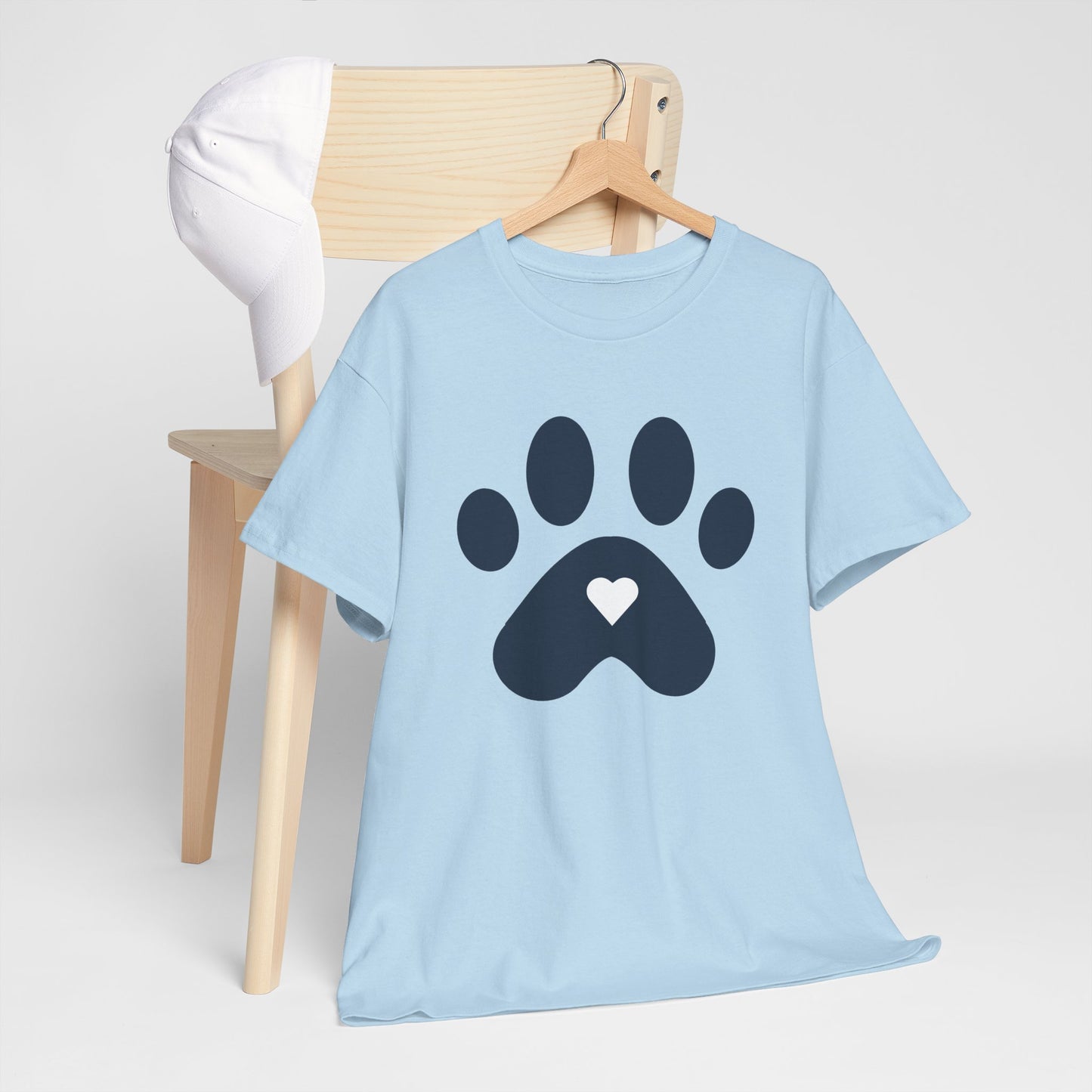 Navy Dog Paw Print Tee - Paw Print Shirt