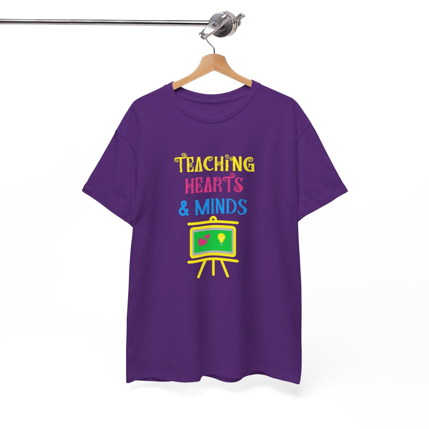 Teaching Hearts and Minds T-shirt - Proud Teacher Tee