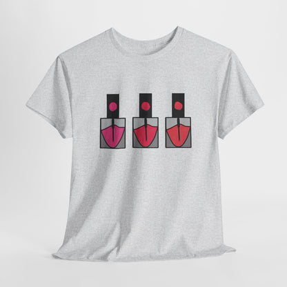 Trio Nail Polish Beauty T-shirt - Cosmetics Enthusiast Tee