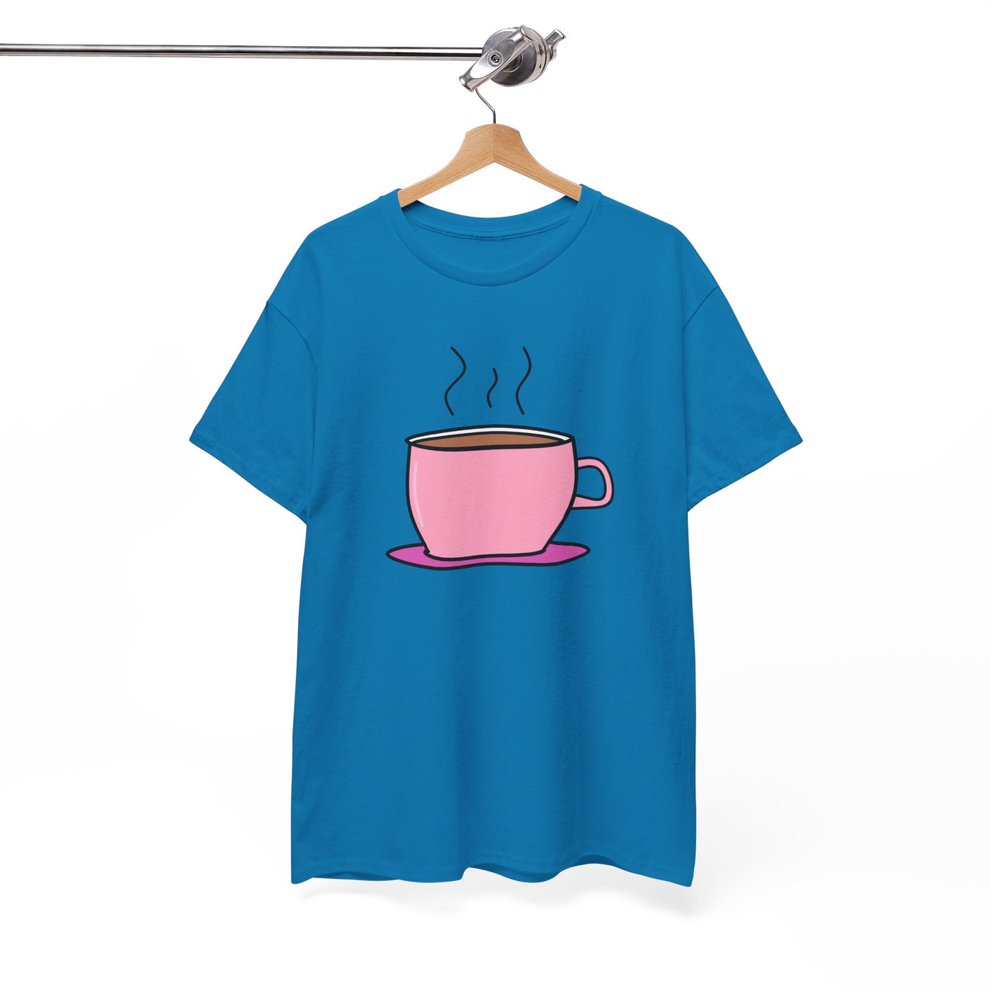 Pink Coffee Mug T-shirt - Coffee Mug Tee