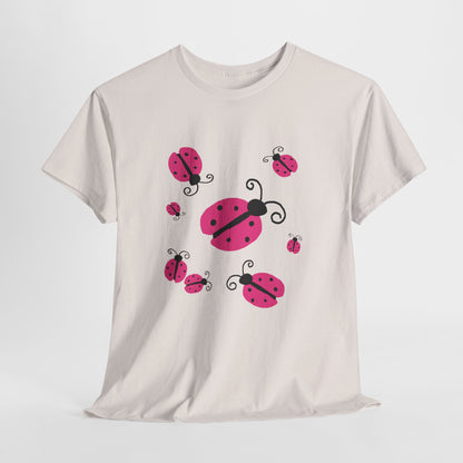 Pink Ladybug Shirt - Ladybug Graphic T-shirt