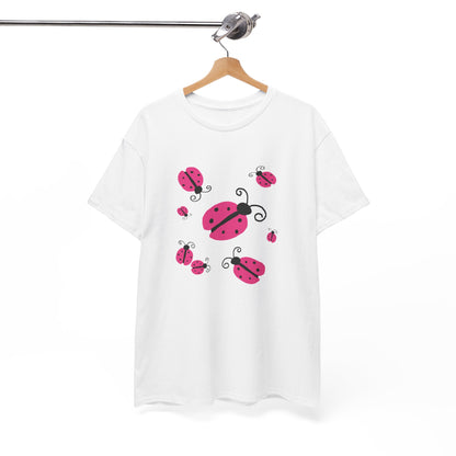 Pink Ladybug Shirt - Ladybug Graphic T-shirt