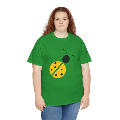 Yellow Ladybug T-shirt - Ladybug Design Tee