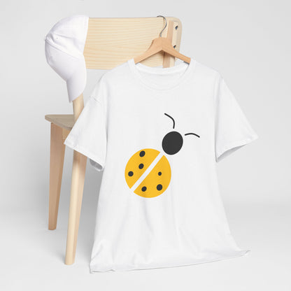 Yellow Ladybug T-shirt - Ladybug Design Tee