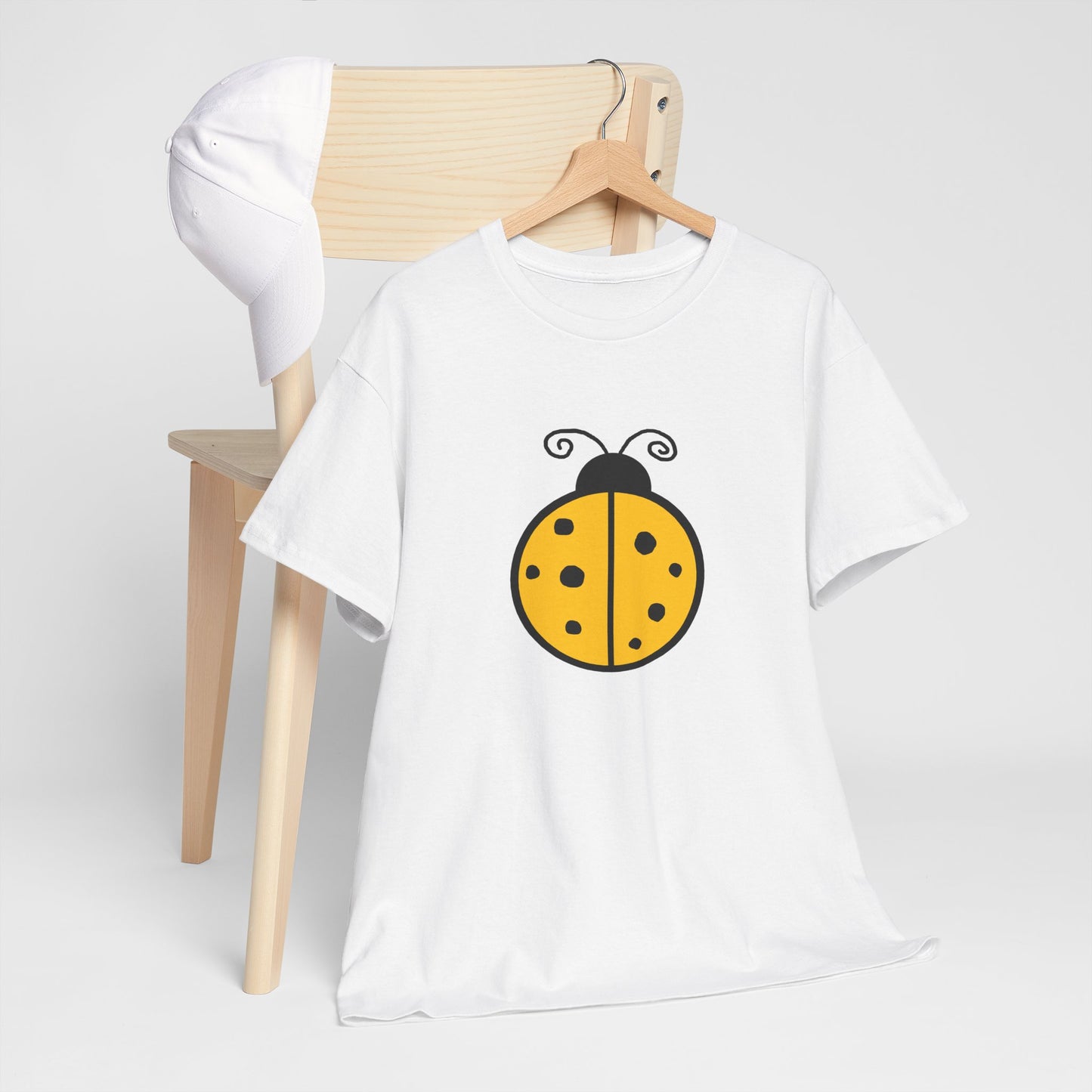 Yellow Ladybug T-shirt - Ladybug Design Tee