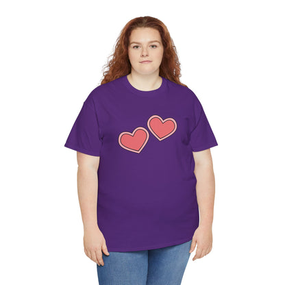 Pink Hearts T-shirt - Valentine's Day Tee