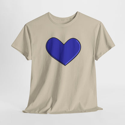 Blue Heart Tee - Valentine's Day Shirt