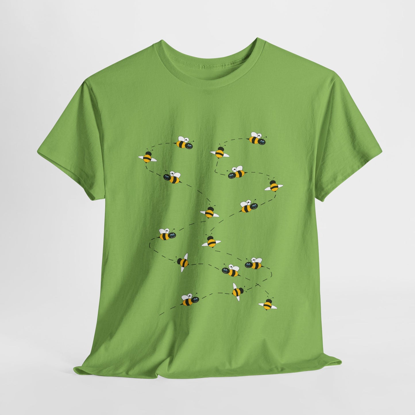 Bumble Bee Pattern Insect Tee - Nature Graphic Shirt