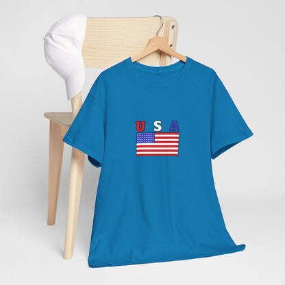 USA American Flag T-shirt - Patriotic Tee