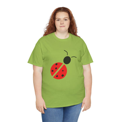 Red Ladybug T-shirt - Ladybug Design Tee