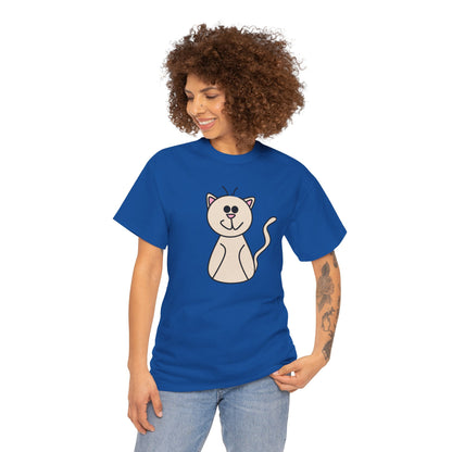 Cartoon Cat Art Shirt - Cat Character T-Shirt