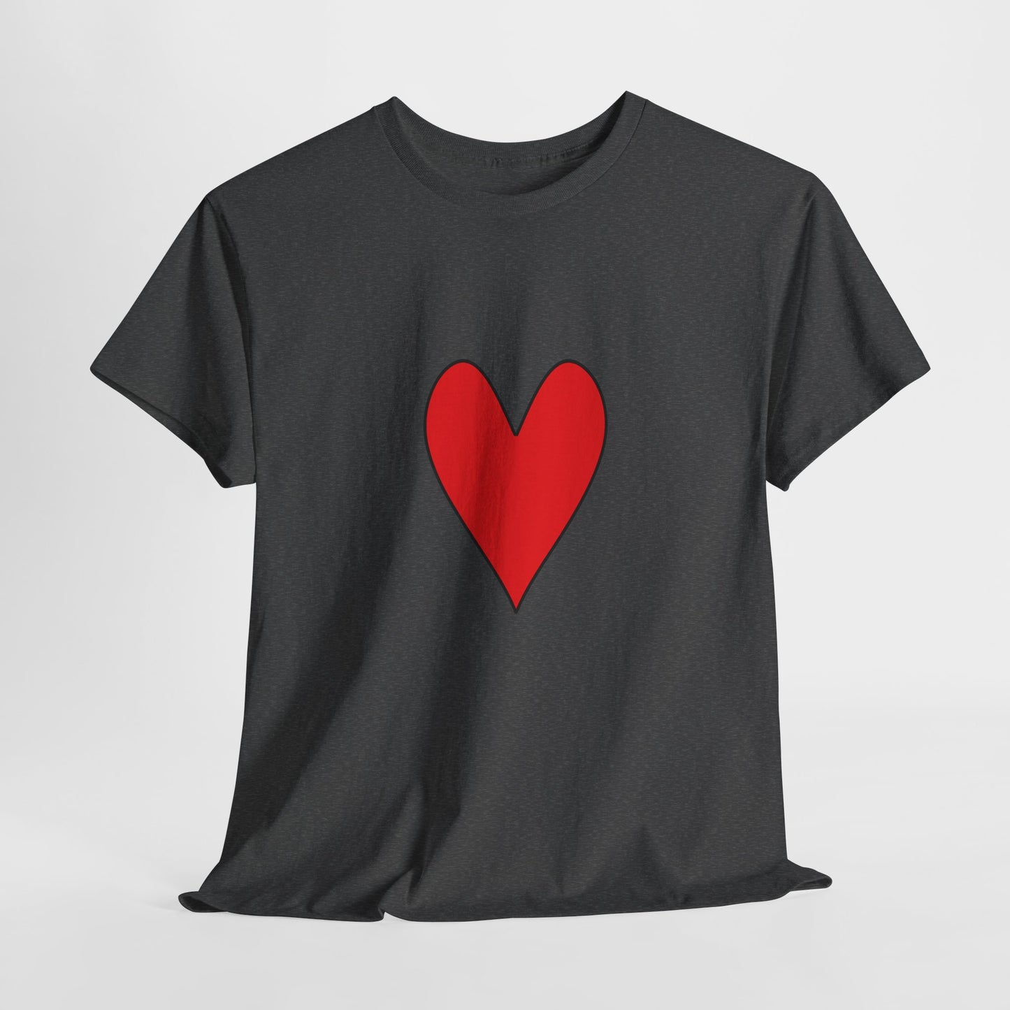 Red Heart Valentine's Day Tee - Romantic T-shirt