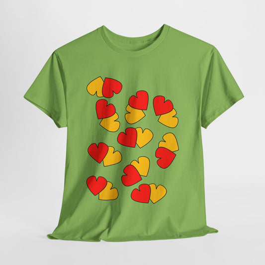 Hearts Pattern Tee