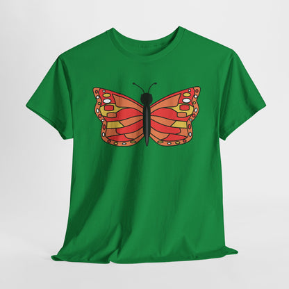 Orange Butterfly T-shirt - Colorful Butterfly Tee