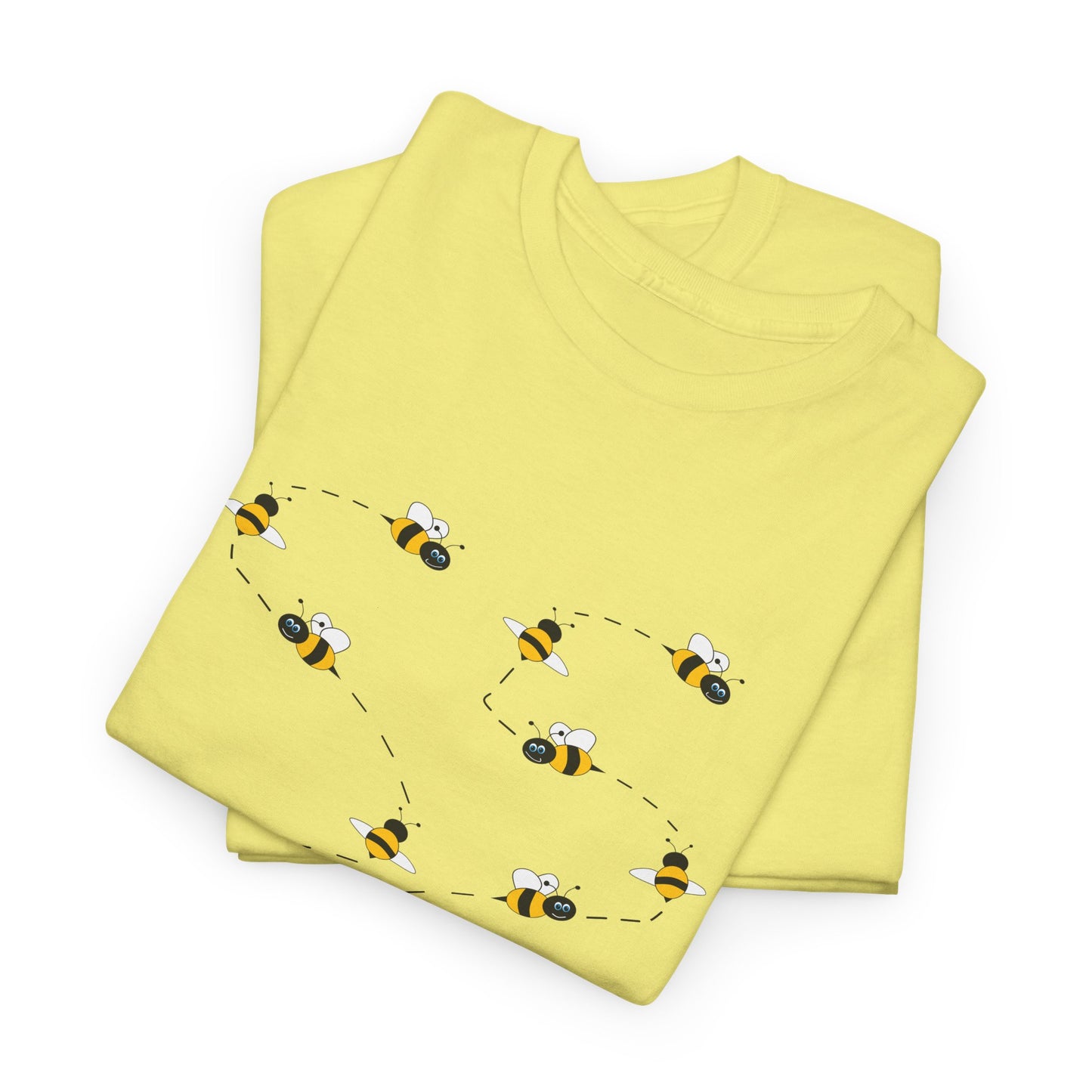 Bumble Bee Pattern Insect Tee - Nature Graphic Shirt