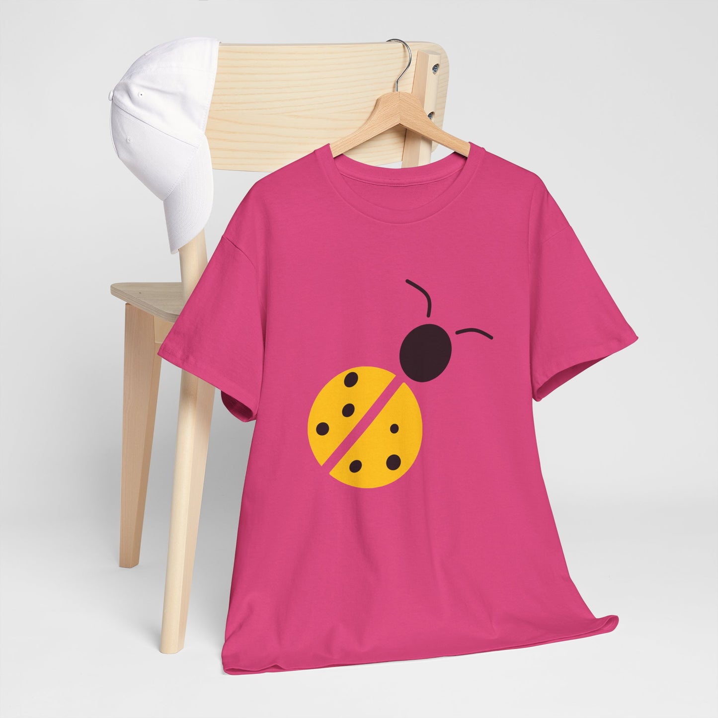 Yellow Ladybug T-shirt - Ladybug Design Tee