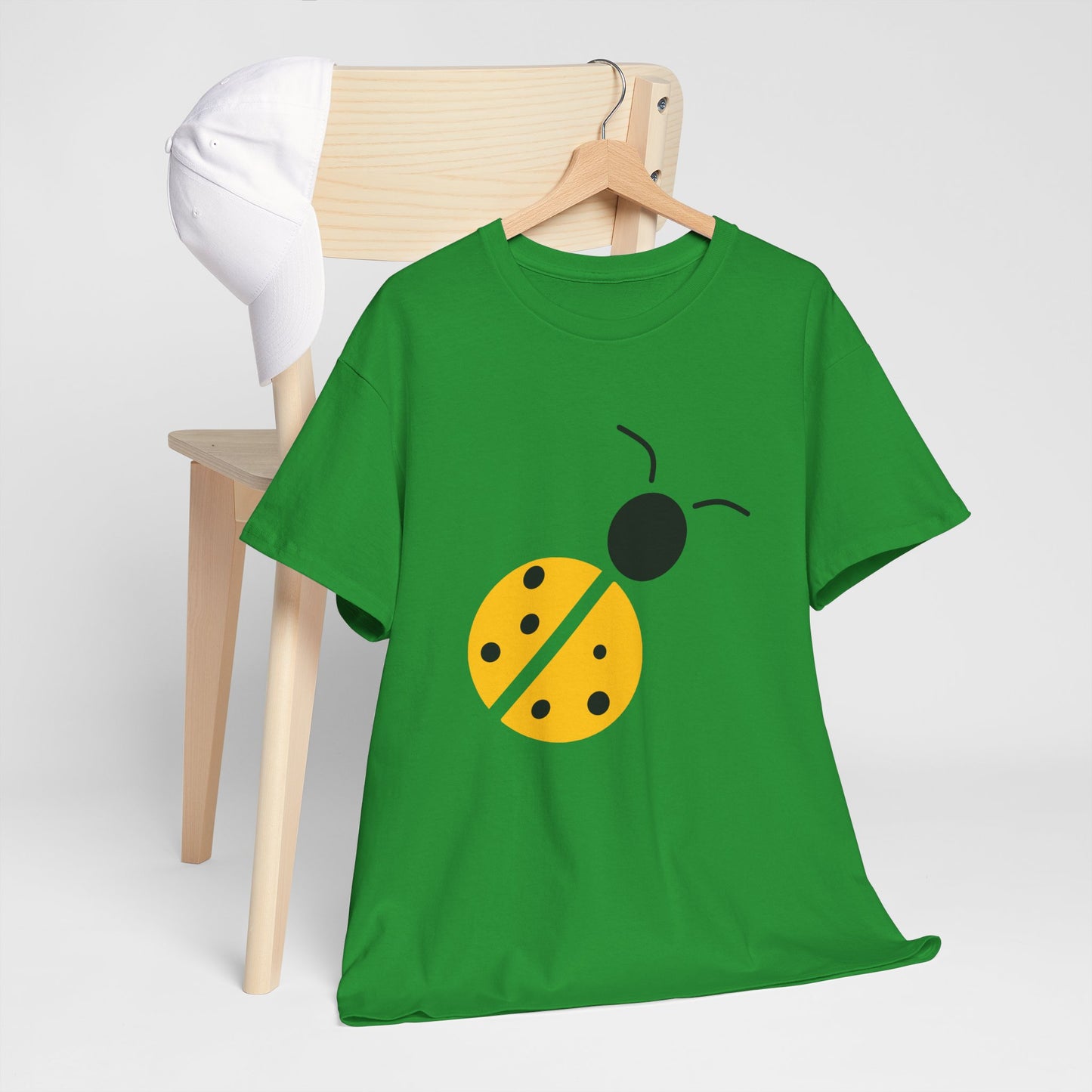 Yellow Ladybug T-shirt - Ladybug Design Tee