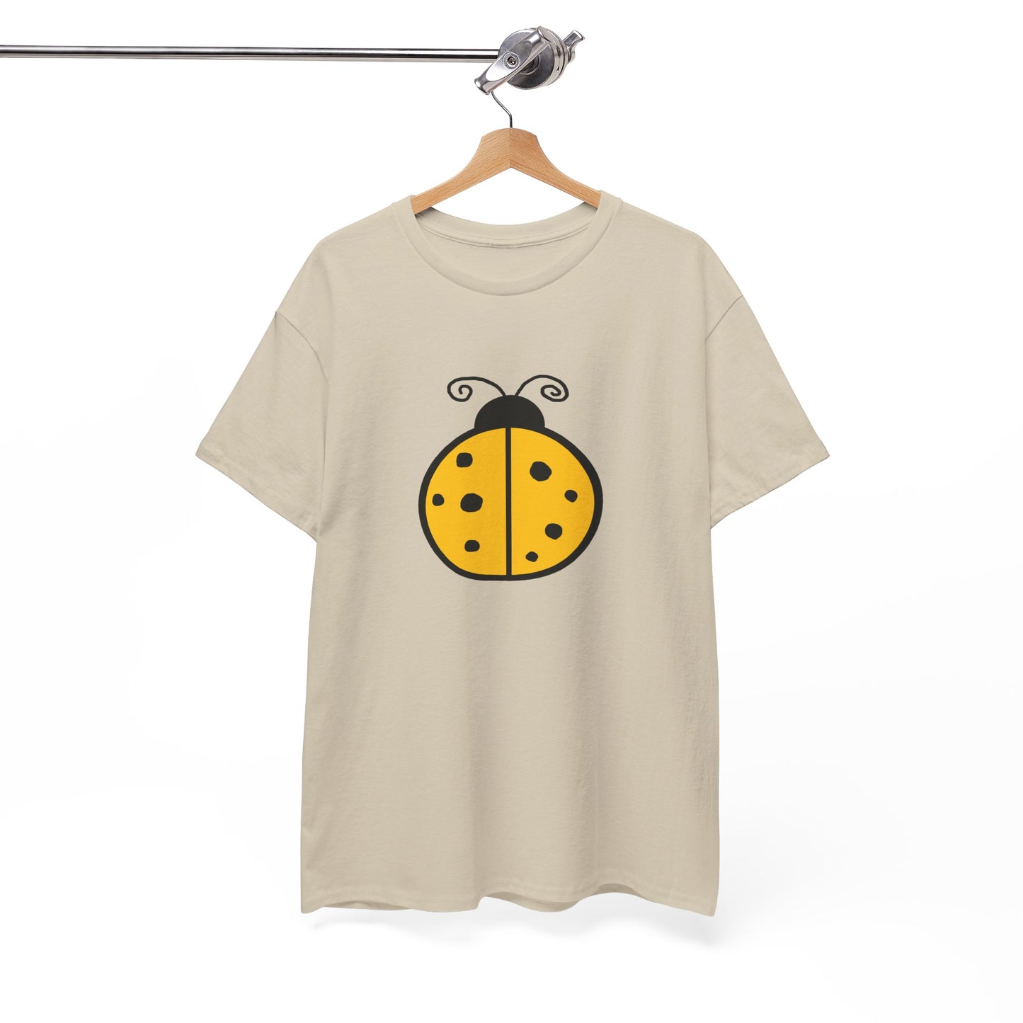 Yellow Ladybug T-shirt - Ladybug Design Tee