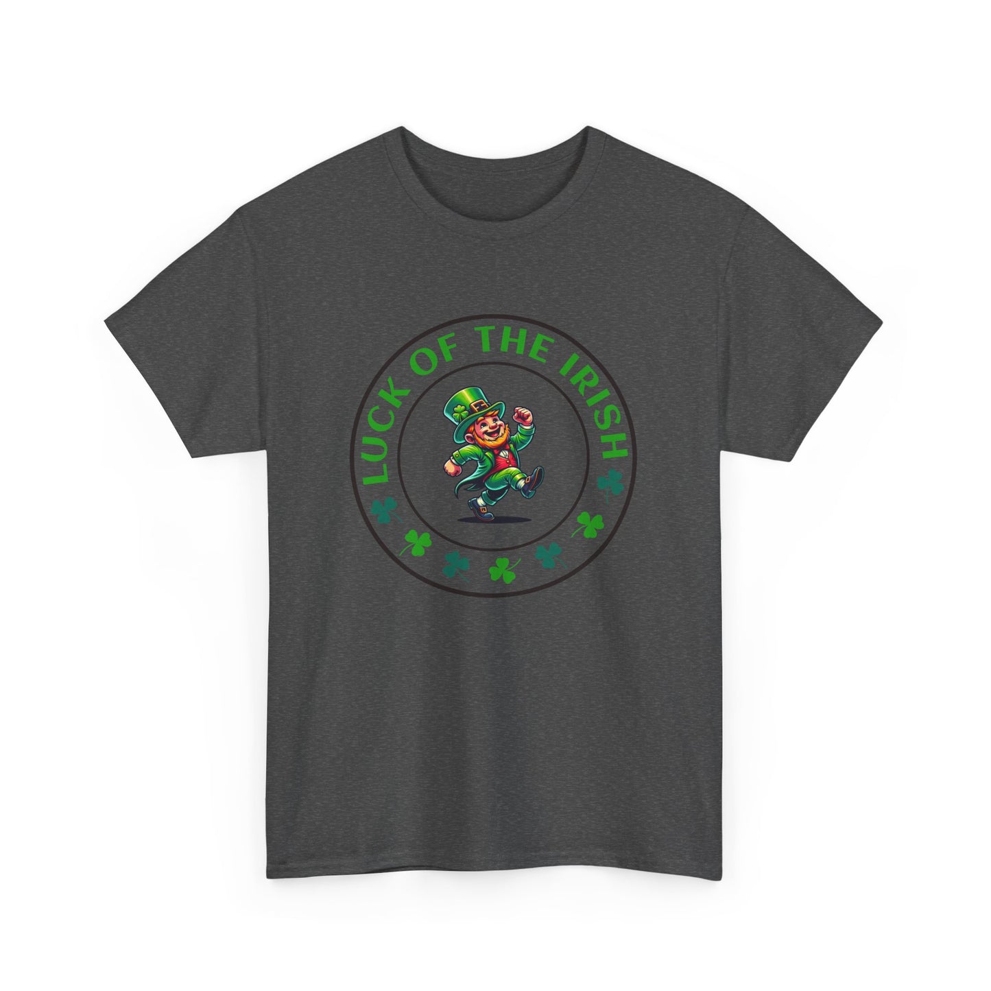 Luck of the Irish Leprechaun St. Patrick's Day T-shirt - Green Irish Luck Tee