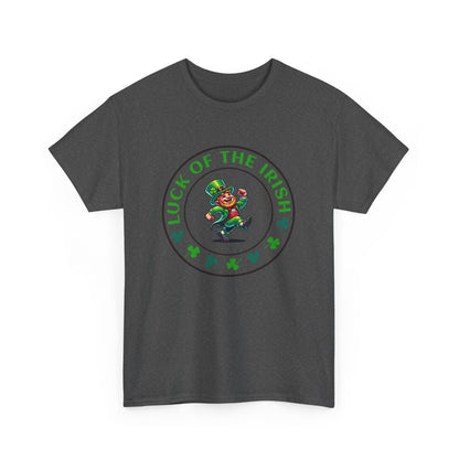 Luck of the Irish Leprechaun St. Patrick's Day T-shirt - Green Irish Luck Tee