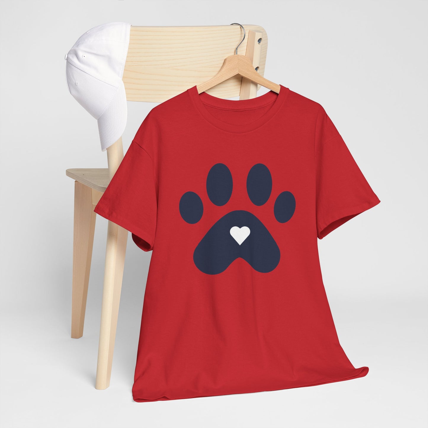 Navy Dog Paw Print Tee - Paw Print Shirt