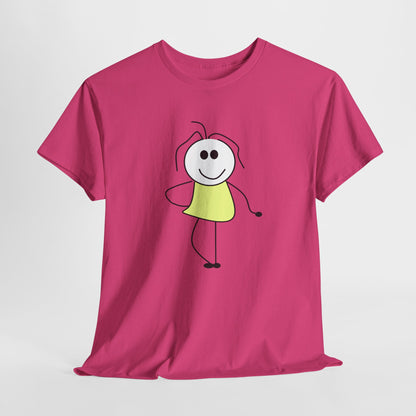 Cute Cartoon T-shirt - Happy Tee