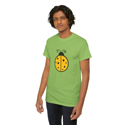 Yellow Ladybug T-shirt - Ladybug Design Tee