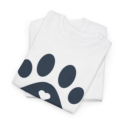 Navy Dog Paw Print Tee - Paw Print Shirt