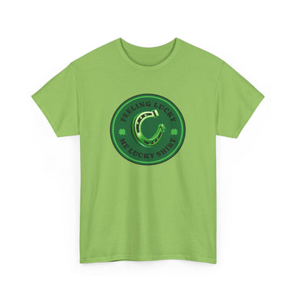 This is Me Lucky St. Patrick's Day T-shirt - Green Irish Clover Tee - Women's Cotton Crewneck T-shirt - Festive Ireland Shirt