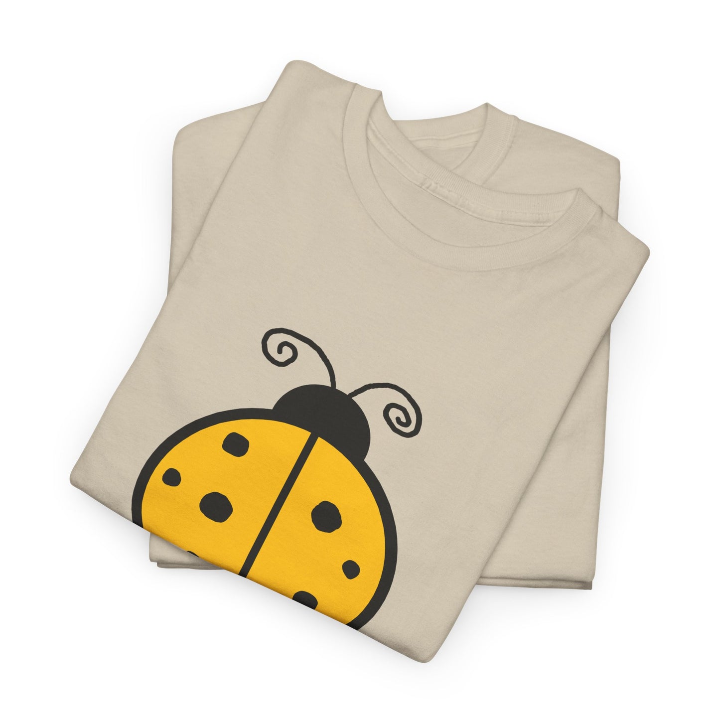 Yellow Ladybug T-shirt - Ladybug Design Tee