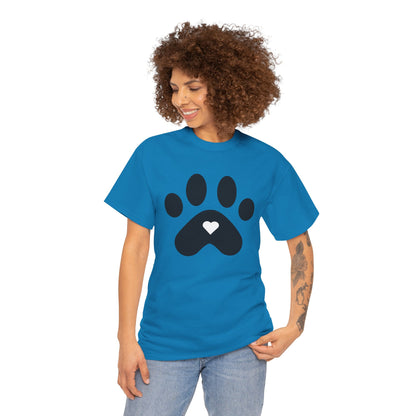 Dog Paw Print T-shirt - Paw Print Tee