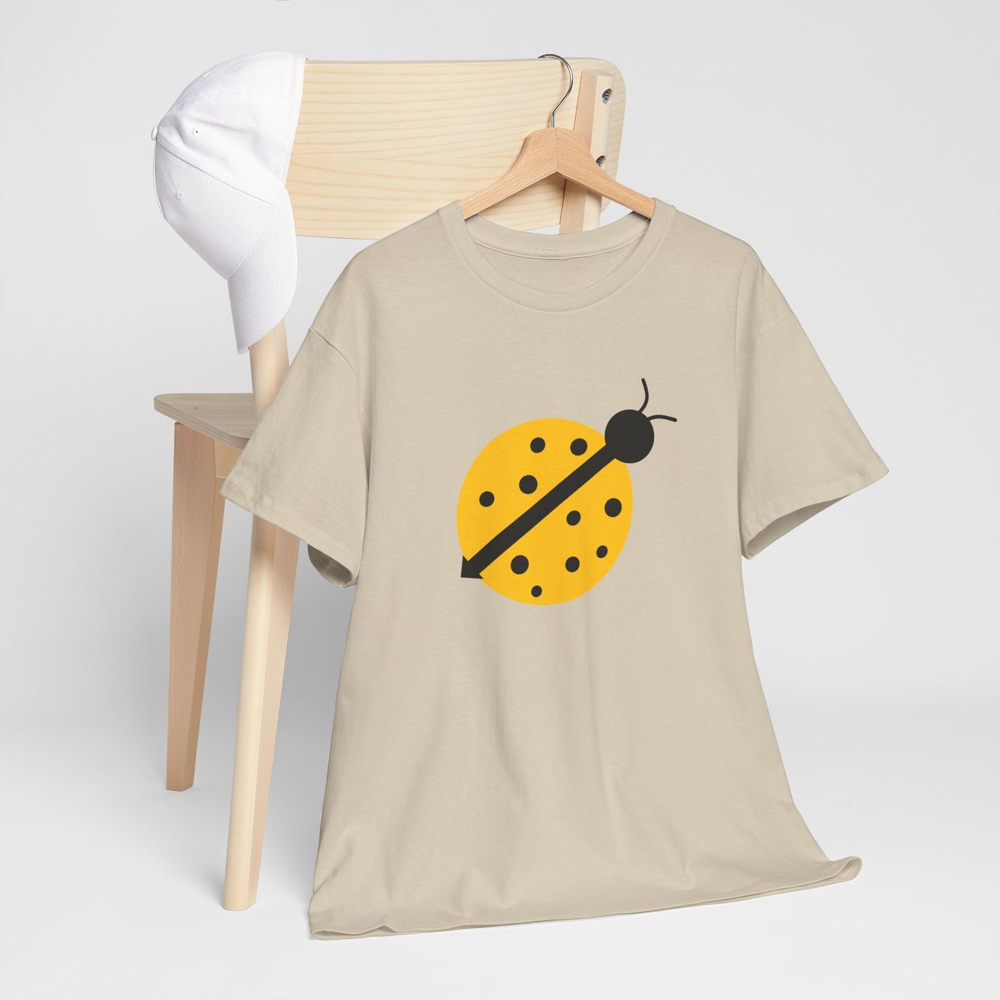 Yellow Ladybug T-shirt - Ladybug Design Tee