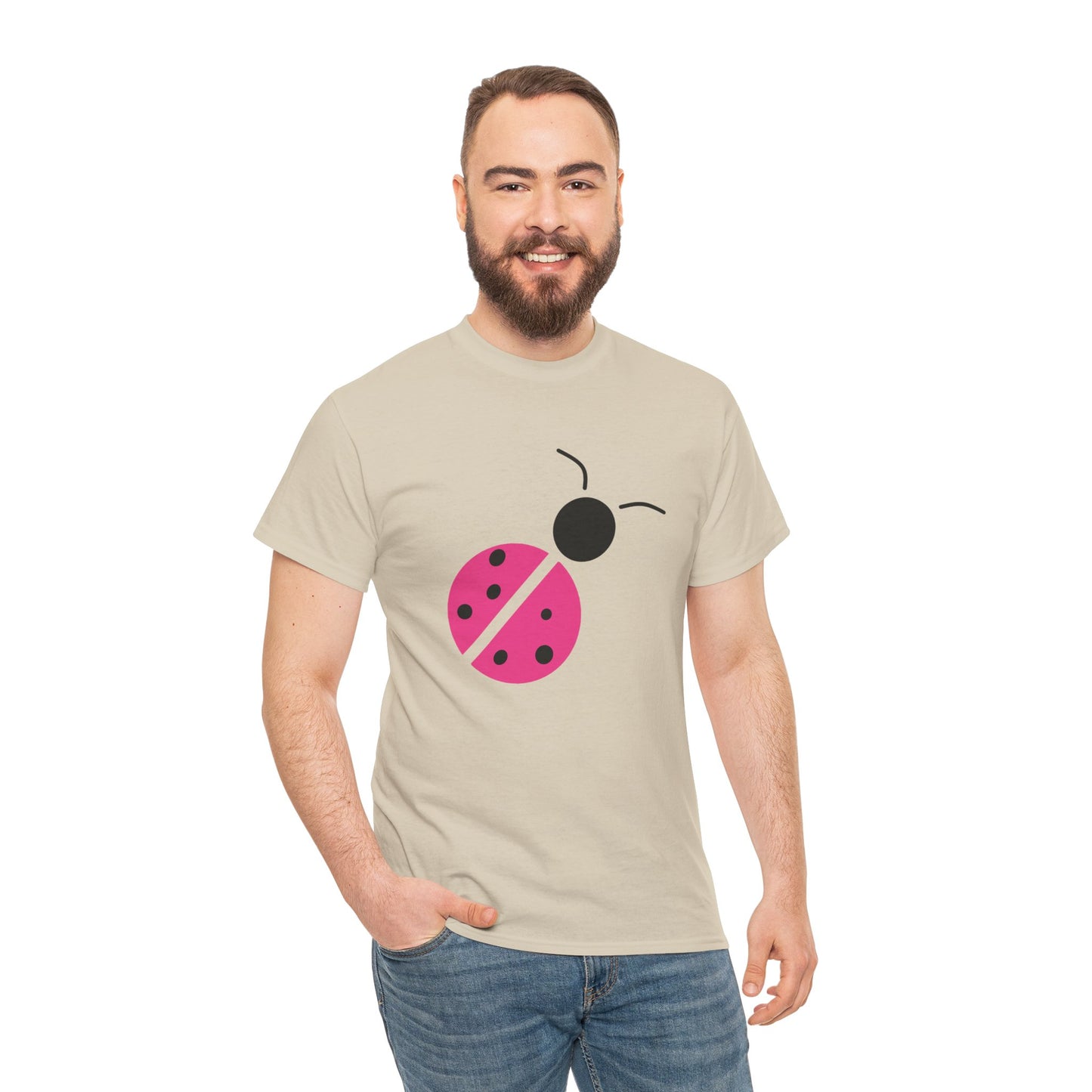 Pink Ladybug Shirt - Ladybug Graphic T-shirt