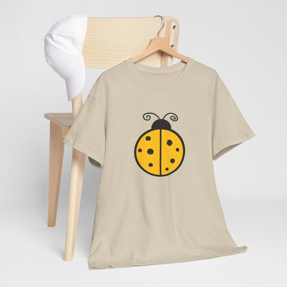 Yellow Ladybug T-shirt - Ladybug Design Tee