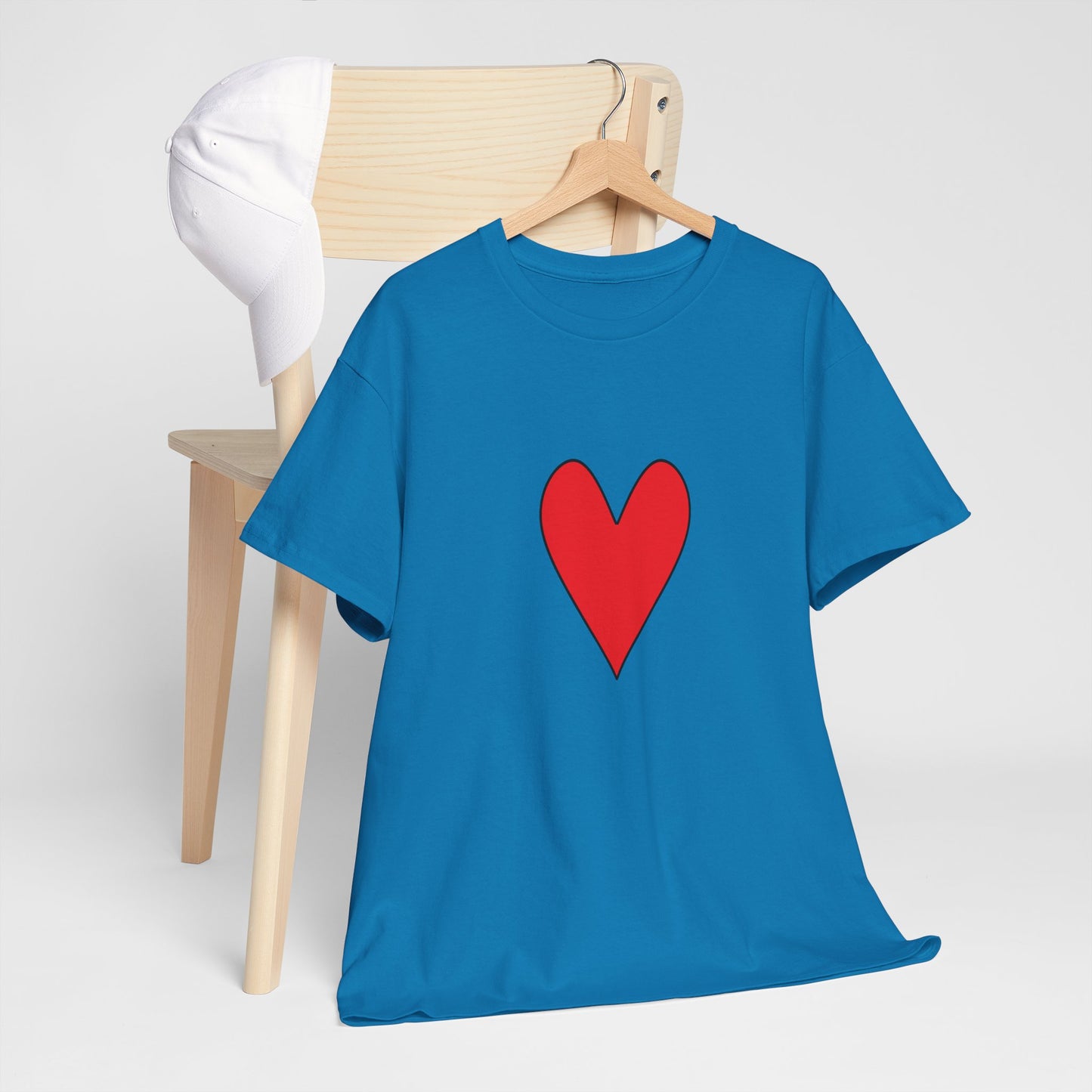 Red Heart Valentine's Day Tee - Romantic T-shirt