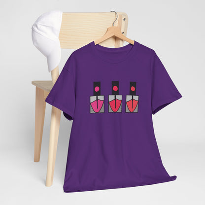 Trio Nail Polish Beauty T-shirt - Cosmetics Enthusiast Tee