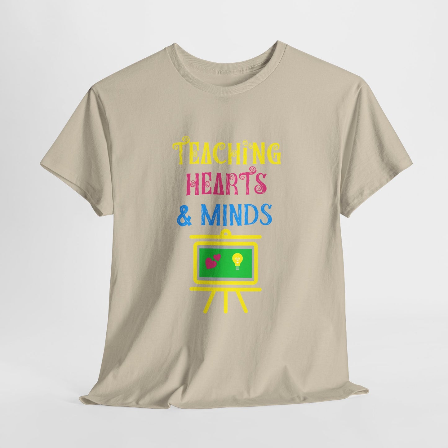 Teaching Hearts and Minds T-shirt - Proud Teacher Tee