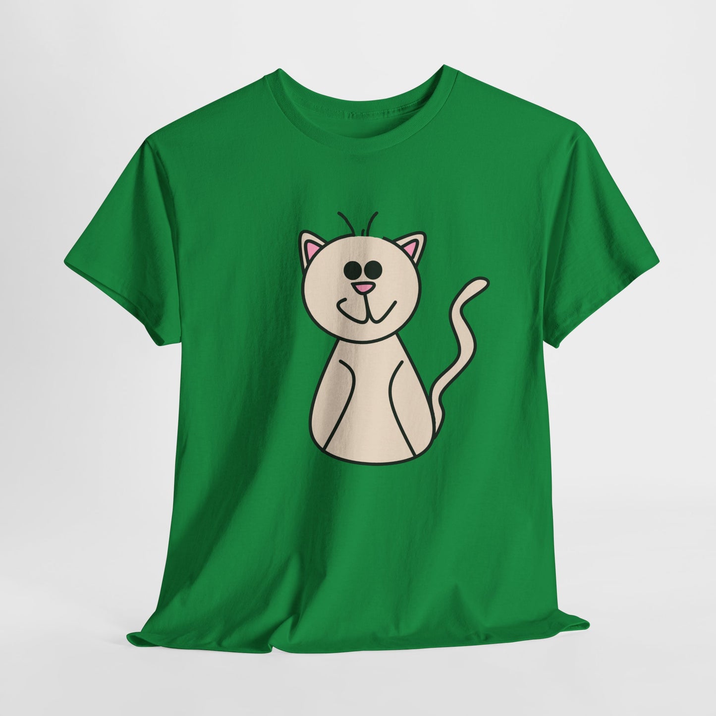 Cartoon Cat Art Shirt - Cat Character T-Shirt