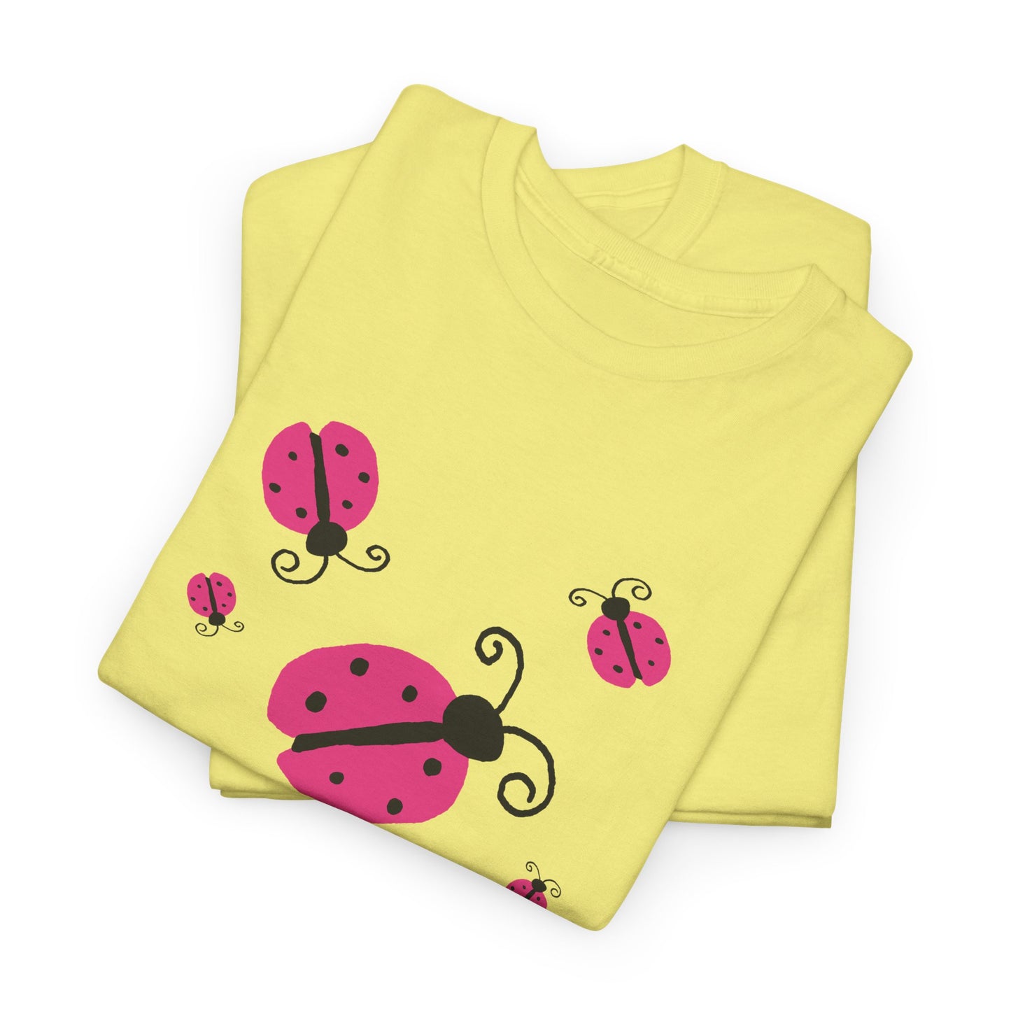 Pink Ladybug Shirt - Ladybug Graphic T-shirt