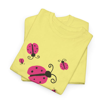 Pink Ladybug Shirt - Ladybug Graphic T-shirt