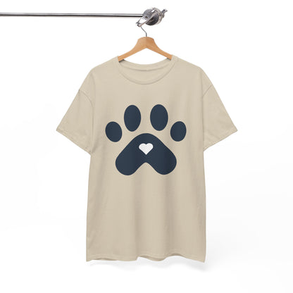 Navy Dog Paw Print Tee - Paw Print Shirt